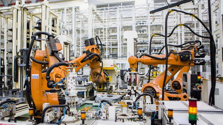 Four axis column robotic arm